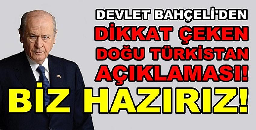 MHP Lideri Bahçeli'den Doğu Türkistan Açıklaması  