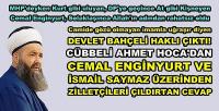 Cübbeli Ahmet Hoca'dan Zillet Cenahını Çıldırtan Sözler