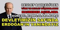 Bahçeli'den Türk ve Devlet Düşmanlarını Kahreden Açıklama