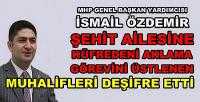 MHP'li Özdemir'den Muhaliflerin Geldiği Son Nokta     
