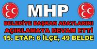 MHP'li Durmaz İlçe ve Belde Belediye Başkan Adayı Açıkladı