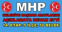 MHP İlçe ve Belde Belediye Başkan Adaylarını Açıkladı