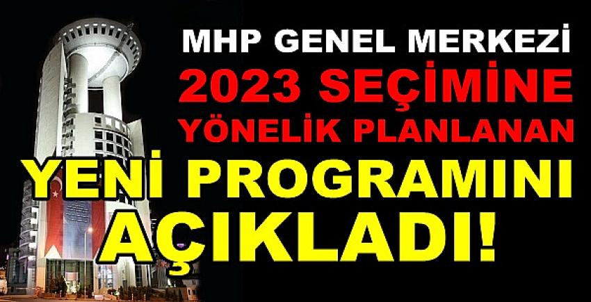 MHP'li Semih Yalçın MHP'nin Yeni Programını Açıkladı  