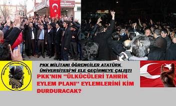 PKK Ülkücüleri Tahrik Etmeyi Erzurum A.Ü.’de Sürdürdü