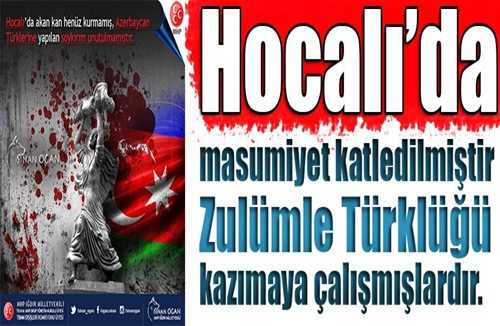 Sinan Oğan Hocalı Katliamı Mesajı !