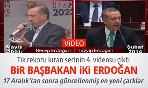 ’Bir Başbakan iki Erdoğan’ serisinin 4. videosu da çıktı !