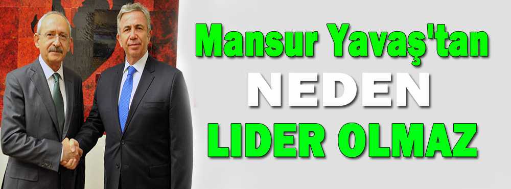 Mansur Yavaş'tan 