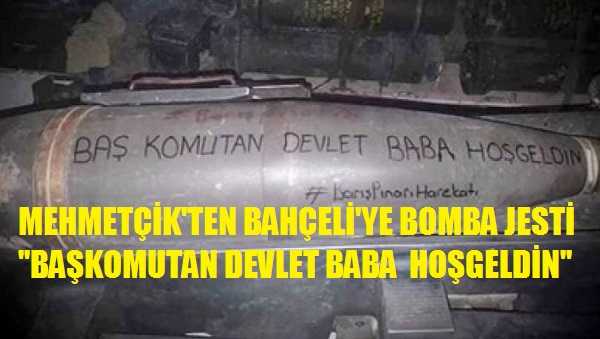 Mehmetçiğin Devlet Bahçeli'ye Bomba Jesti