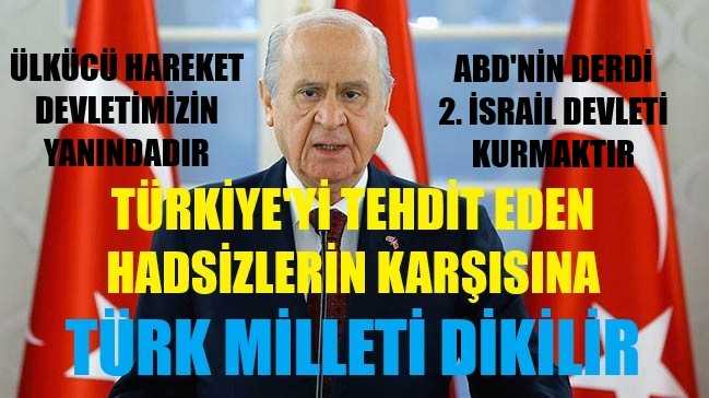 Bahçeli: Ülkemizi Tehdit Edenler Karşısında Türk Milletimizi Bulur