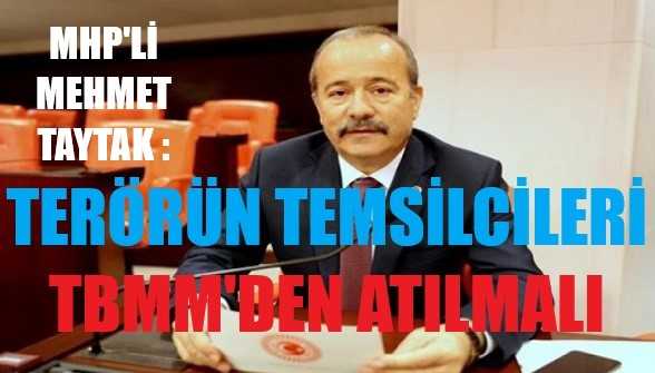 MHP'li Taytak: Terörün Temsilcileri TBMM'den Atılmalıdır