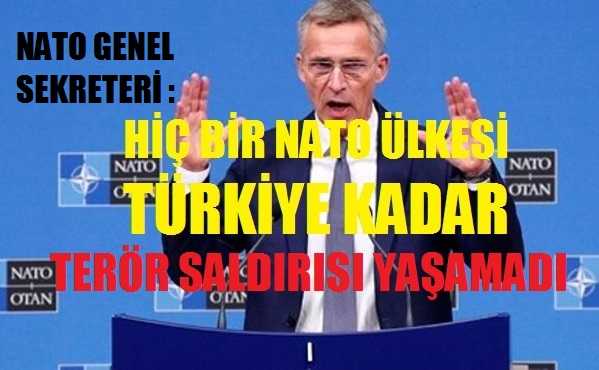 Hiçbir NATO Ülkesi Türkiye Kadar Terör Saldırısı Yaşamadı