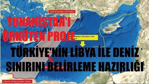 Türkiye'nin Libya ile Deniz Sınırını Belirleme Hazırlığı