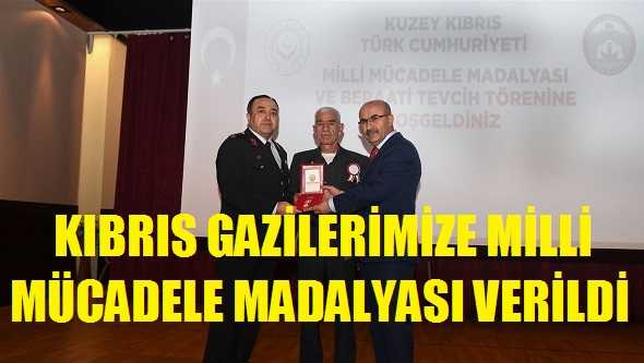 Adana'da Kıbrıs Gazilerimize Madalya Verildi