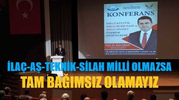 Milli Kültür Milli Burjuvazi ve Milli Siyaset Konferansı