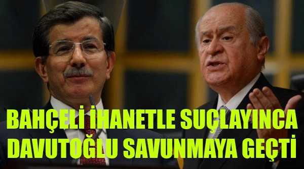 Bahçeli'nin İhanetle Suçladığı Davutoğlu Kendisini Savunmaya Çalıştı