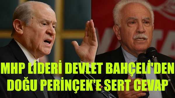 Devlet Bahçeli'den Doğu Perinçek'e Sert Cevap