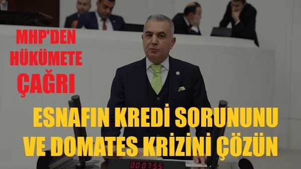 MHP'den Hükümete Esnaf Kredisi ve Domates Krizini Çözme Çağrısı