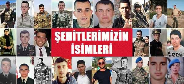 İdlib Şehitlerimizin İsimleri Belli Oldu