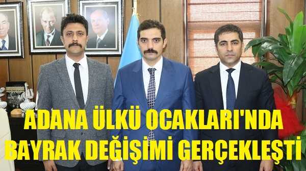 Adana Ülkü Ocakları'nda Bayrak Değişimi