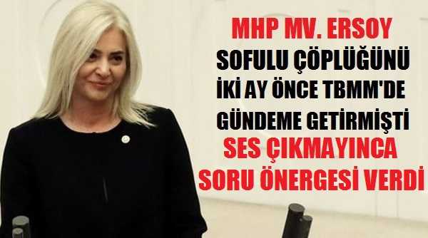 MHP'li Ersoy Sofulu Çöplüğü Hakkında Soru Önergesi Verdi