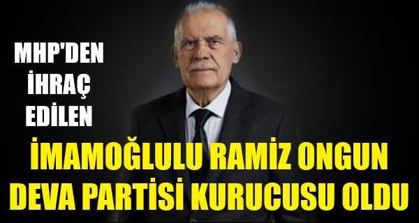 Adana İmamoğlulu Ramiz Ongun Ali Babacan'ın Deva Partisi'nde