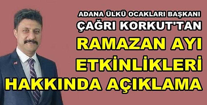 Adana Ülkü Ocakları'ndan Ramazan Faaliyeti Açıklaması