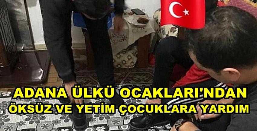 Adana Ülkü Ocakları'ndan Öksüz ve Yetim Çocuklara Yardım