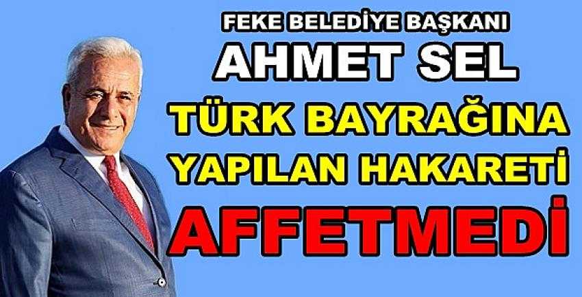 MHP'li Başkan Sel Türk Bayrağına Hakareti Affetmedi   