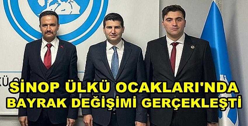 Sinop Ülkü Ocakları Başkanlığında Bayrak Değişimi    