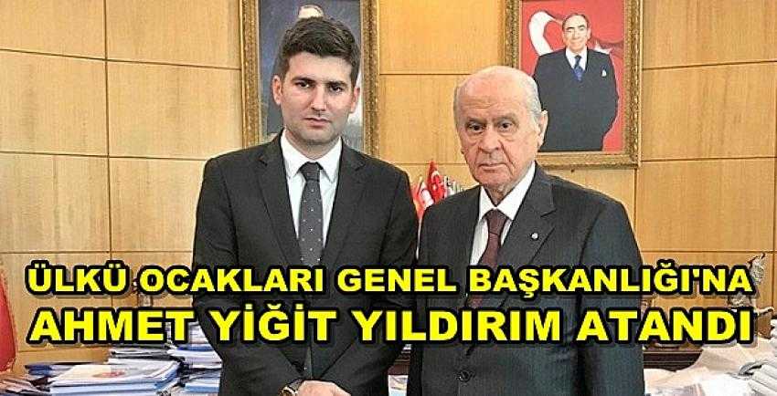 Ülkü Ocakları Genel Başkanlığı'na Ahmet Yiğit Yıldırım Atandı 