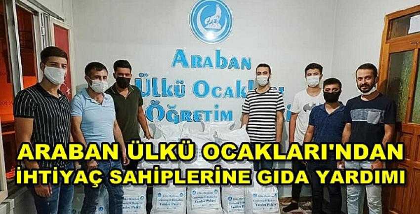 Araban Ülkü Ocakları'ndan İhtiyaç Sahiplerine Gıda Yardımı