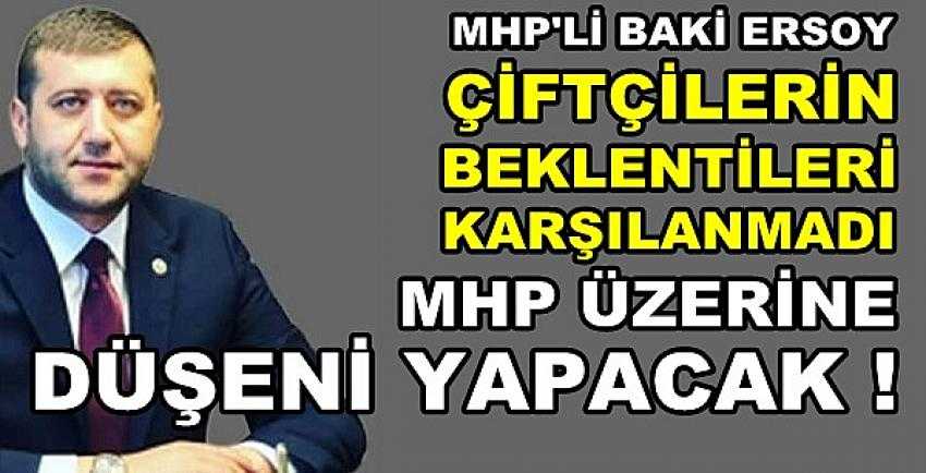 MHP'li Ersoy: Çiftçilere Destek İçin MHP Hazır   