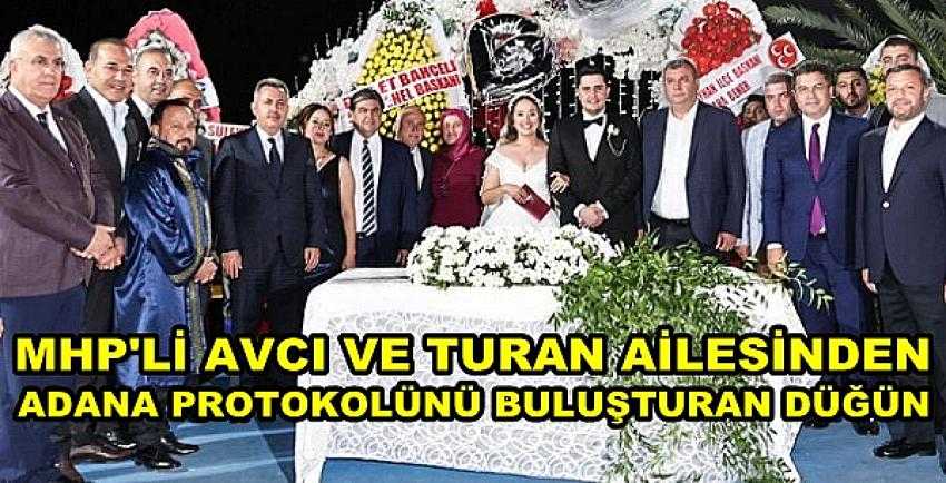 MHP'li Avcı'dan Adana Protokolünü Buluşturan Düğün    