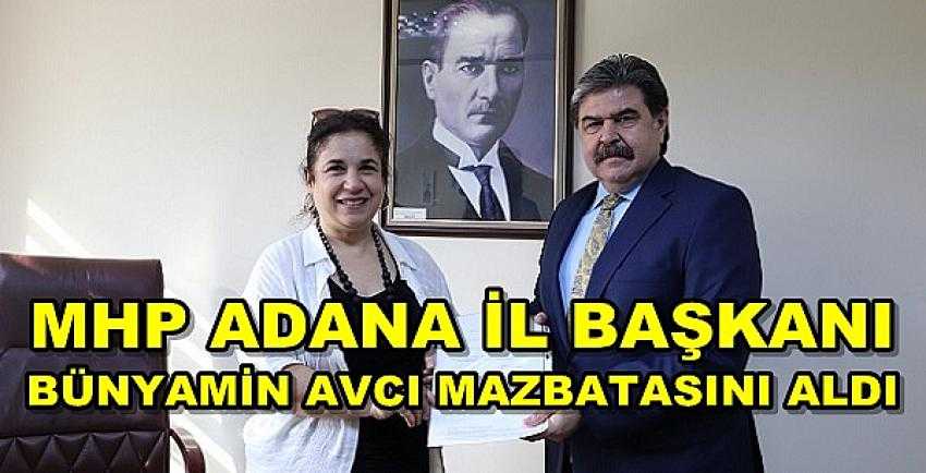 MHP Adana İl Başkanı Bünyamin Avcı Mazbatasını Aldı 