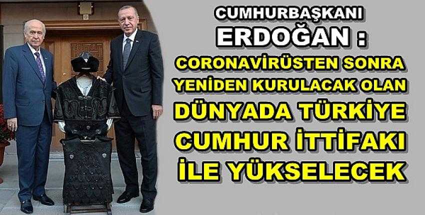 Cumhurbaşkanı Erdoğan'dan Cumhur İttifakı Vurgusu