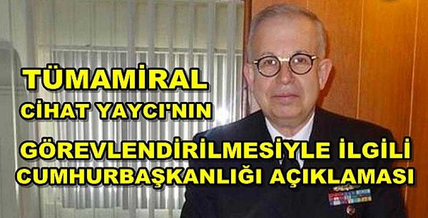 Cumhurbaşkanlığı'ndan Cihat Yaycı Açıklaması