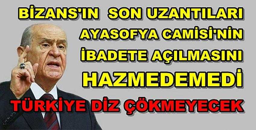 Bahçeli'den 15 Temmuz ve Ayasofya Açıklaması