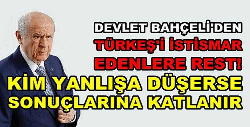 Bahçeli Türkeş'i İstismar Edenlere Meydan Okudu    