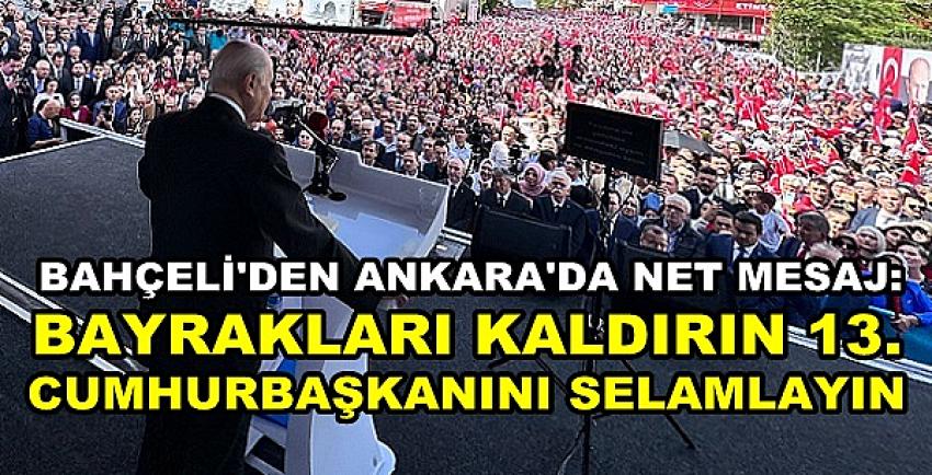 Bahçeli'den Ankara Etimesgut Omuz Omuza Mitingi  