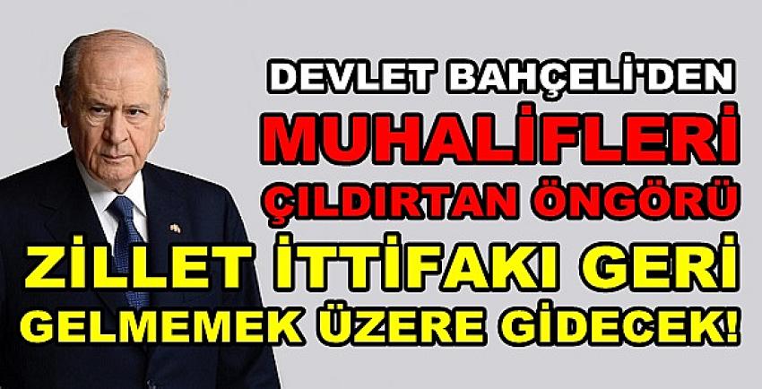 Bahçeli: Zillet İttifakı Geri Gelmemek Üzere Gidecek 