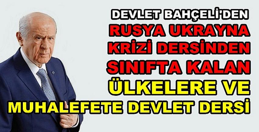 Bahçeli: Batılı Ülkeler ve Muhalefet Sınıfta Kaldı   