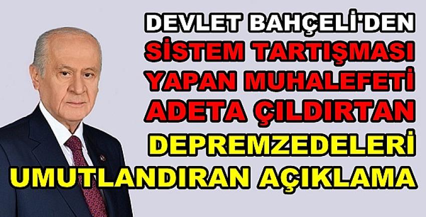 Bahçeli: Türkiye Yeniden Koalisyonlarla Yönetilemez  