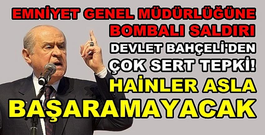 Bahçeli'den Bombalı Terör Saldırısına Çok Sert Tepki 