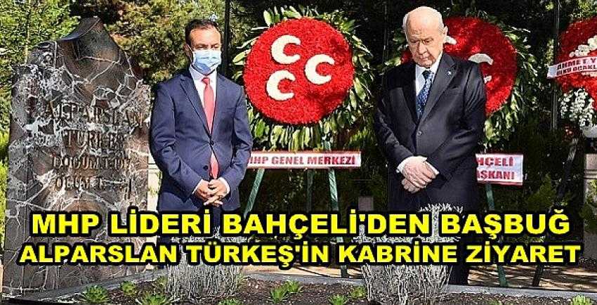 Bahçeli'den Başbuğ Alparslan Türkeş'in Kabrine Ziyaret