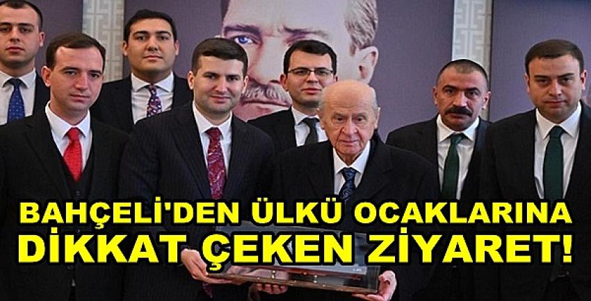 Bahçeli'den Ülkü Ocaklarına Dikkat Çeken Ziyaret 