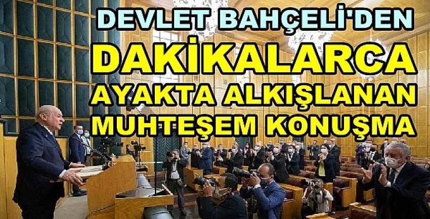 Bahçeli'den Dakikalarca Ayakta Alkışlanan Konuşma    