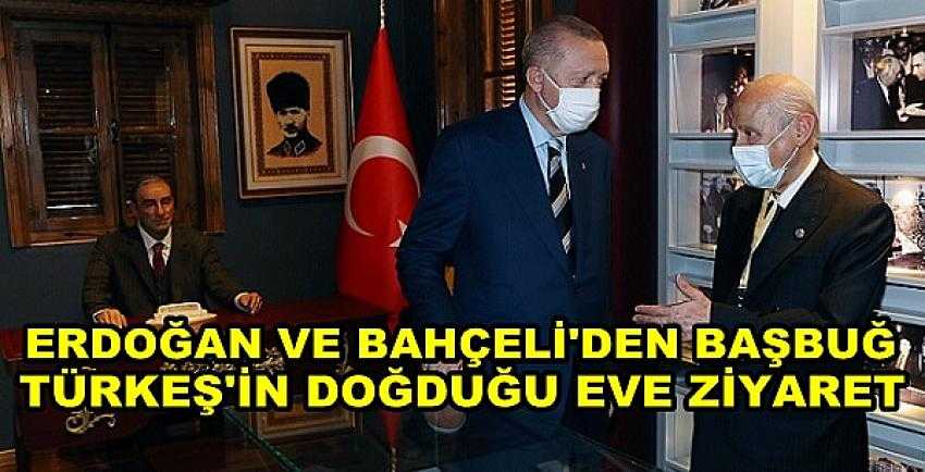 Erdoğan ve Bahçeli'den Türkeş'in Doğduğu Eve Ziyaret            