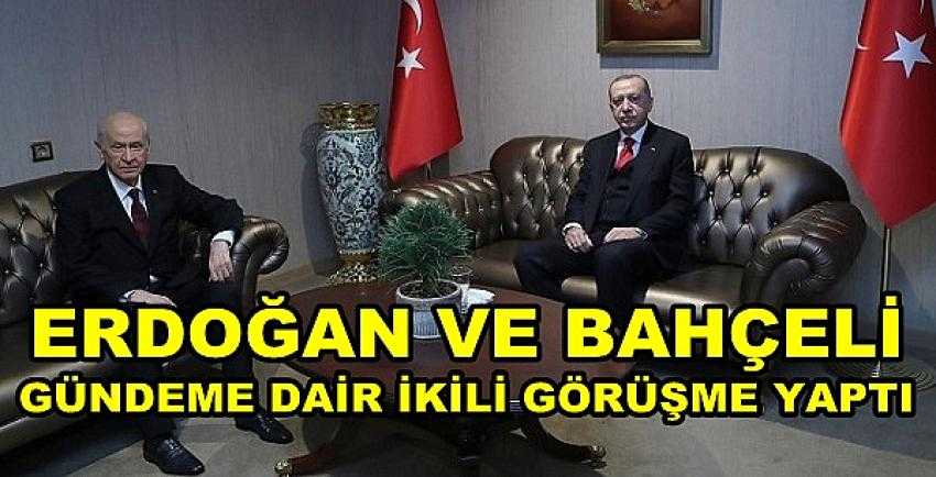 Erdoğan ve Bahçeli'den Gündeme Dair İkili Görüşme   