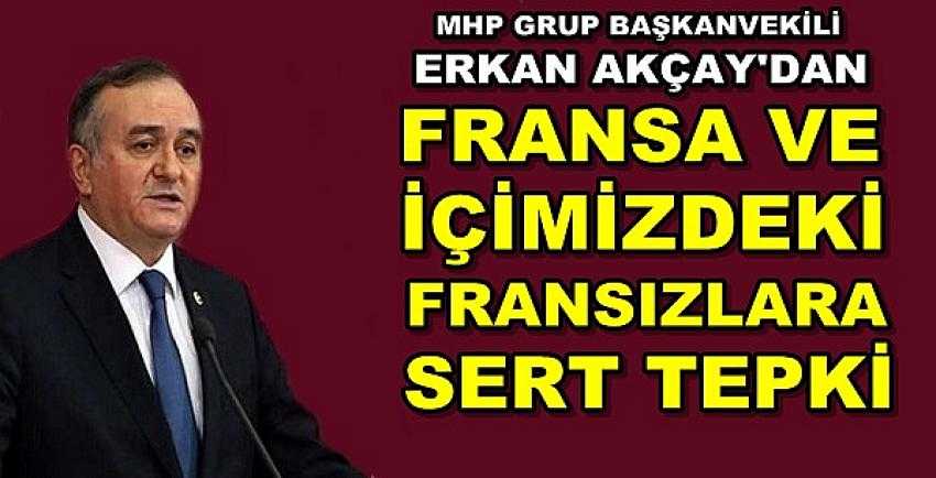 MHP'li Akçay'dan Fransa ve İçimizdeki Fransızlara Tepki