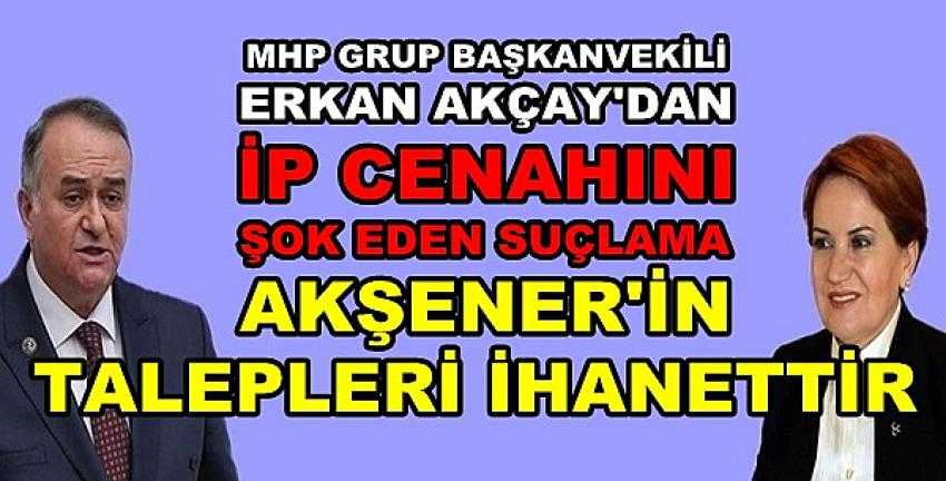 MHP'li Akçay: Akşener'in Talepleri Türkiye'ye İhanettir 